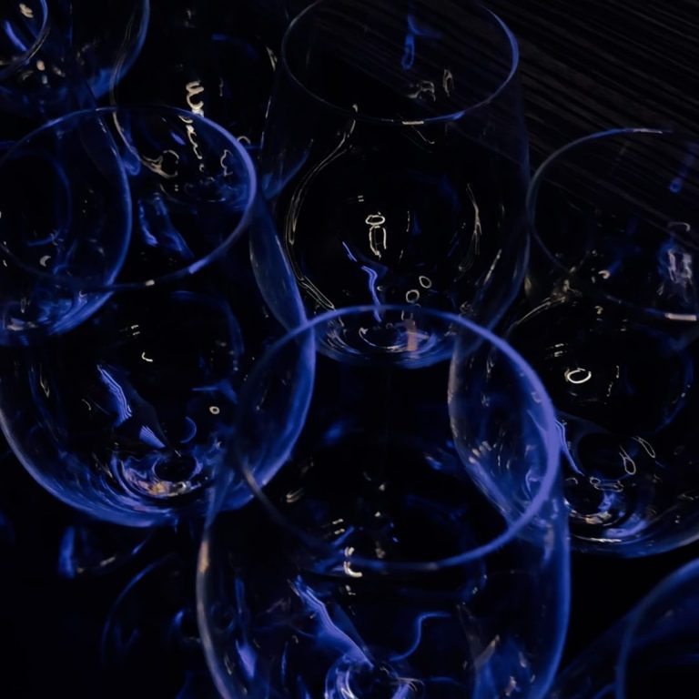 Gläser für einen festlichen Abend